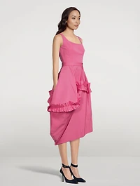 Gathered Mini Dress