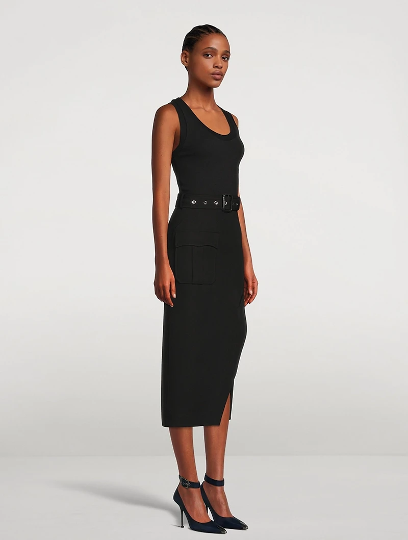 Belted Midi Dress