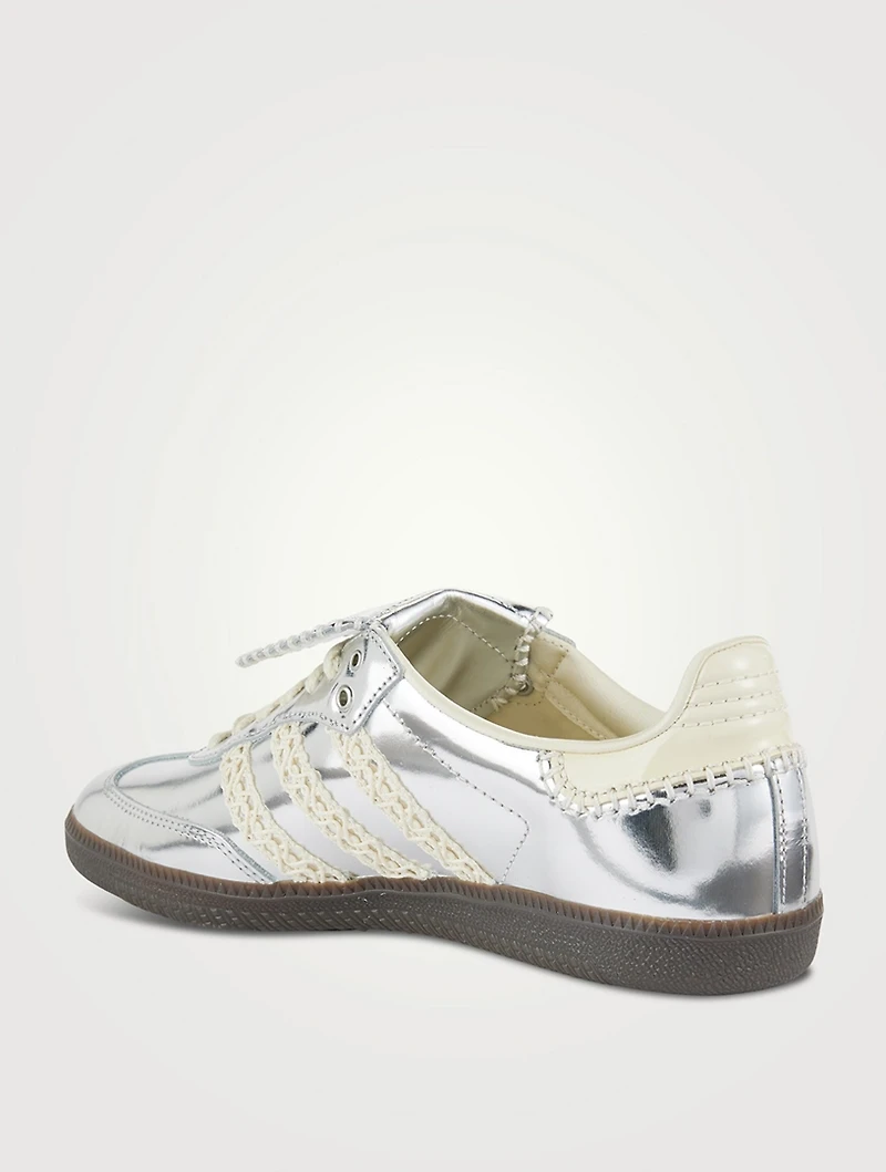 Adidas x Wales Bonner Samba Metallic Leather Sneakers