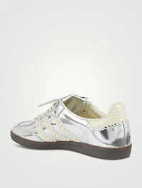 Adidas x Wales Bonner Samba Metallic Leather Sneakers