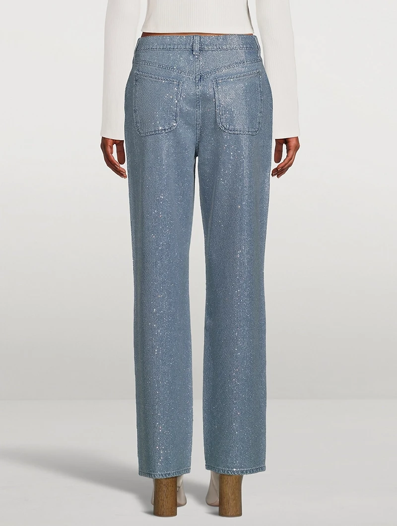 Ms. Keaton High-Waisted Wide-Leg Jeans
