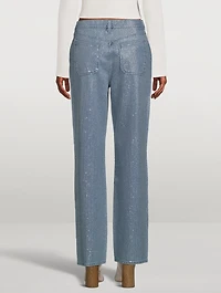 Ms. Keaton High-Waisted Wide-Leg Jeans