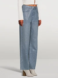 Ms. Keaton High-Waisted Wide-Leg Jeans
