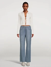 Ms. Keaton High-Waisted Wide-Leg Jeans
