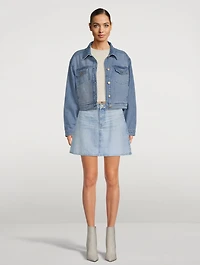 Ms. Cali Oversized Crop Cargo Jacket