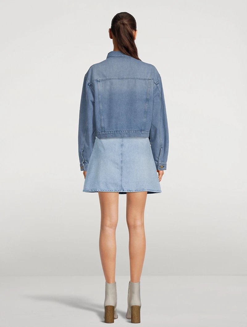 Ms. Cali Oversized Crop Cargo Jacket