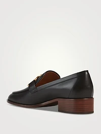 Kate Chain Leather Loafers