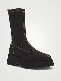 Flatform Sock Boots