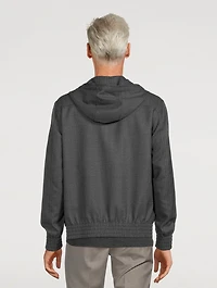 Wool Zip Hoodie