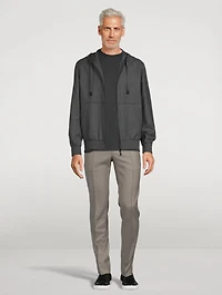 Wool Zip Hoodie