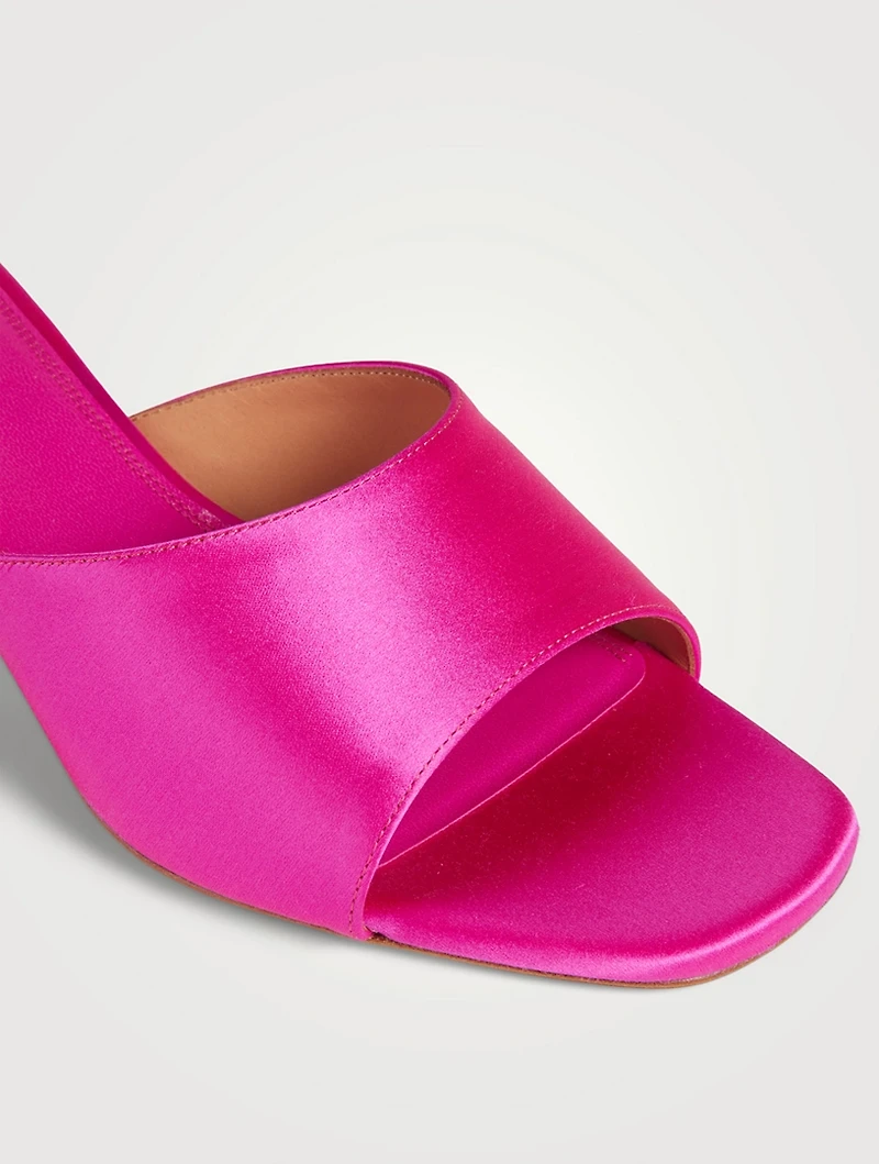 Lollipop Satin Mules