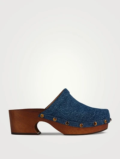 Aurna Denim Clogs