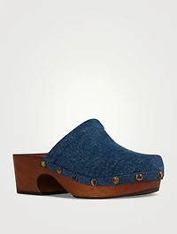 Aurna Denim Clogs
