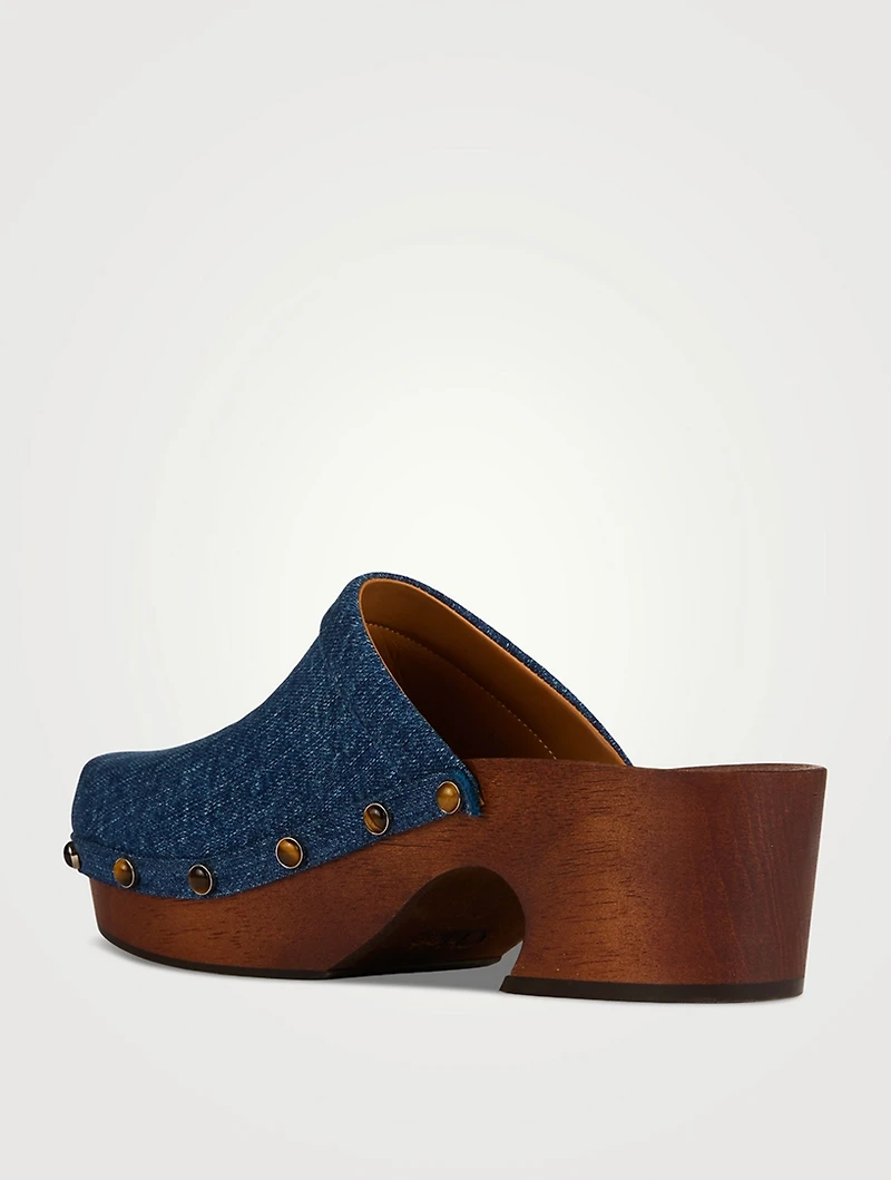 Aurna Denim Clogs