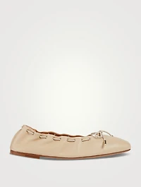 Oracia Leather Ballet Flats