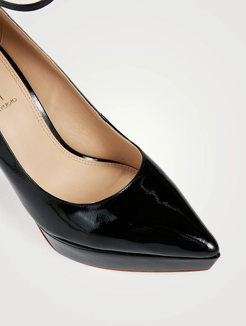 Gracie Patent Leather Platform Pumps