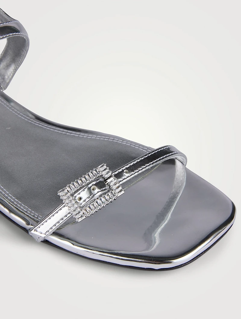 Sophie Metallic Leather Sandals