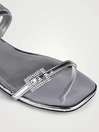 Sophie Metallic Leather Sandals