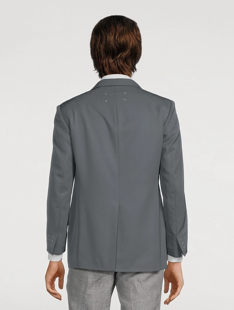 Wool Gabardine Jacket