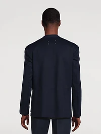 Wool Milano Stitch Jersey Jacket