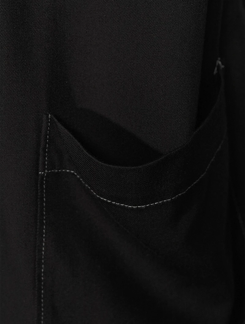 Rayon Twill Short-Sleeve Shirt