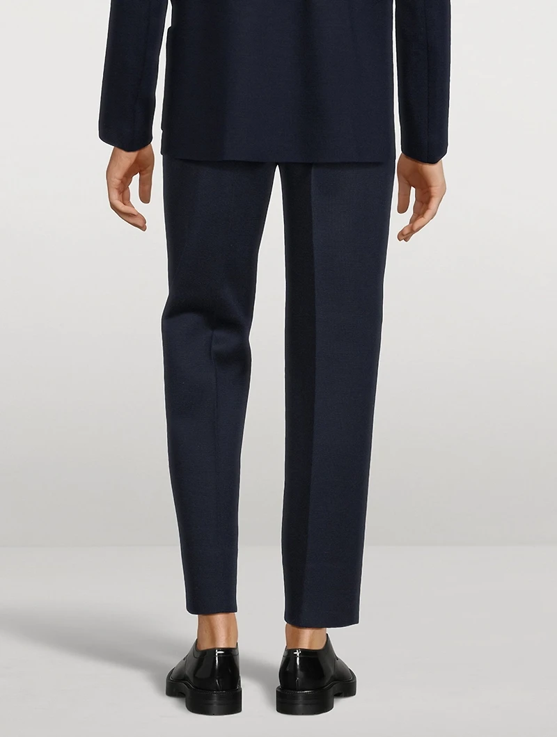 Wool Milano Stitch Jersey Pants