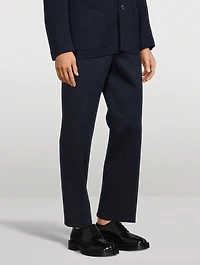 Wool Milano Stitch Jersey Pants