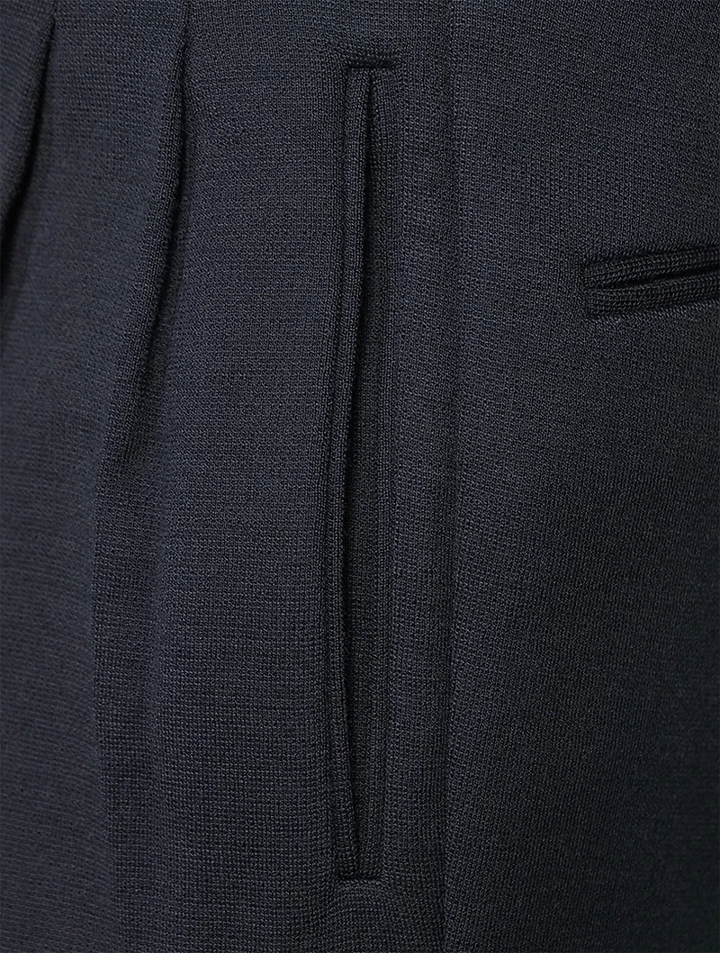 Wool Milano Stitch Jersey Pants