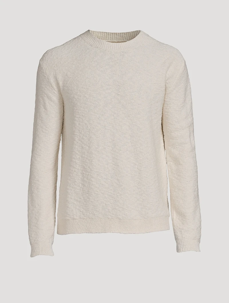 Boucle Long-Sleeve Sweater
