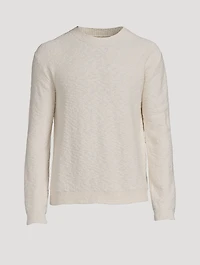 Boucle Long-Sleeve Sweater