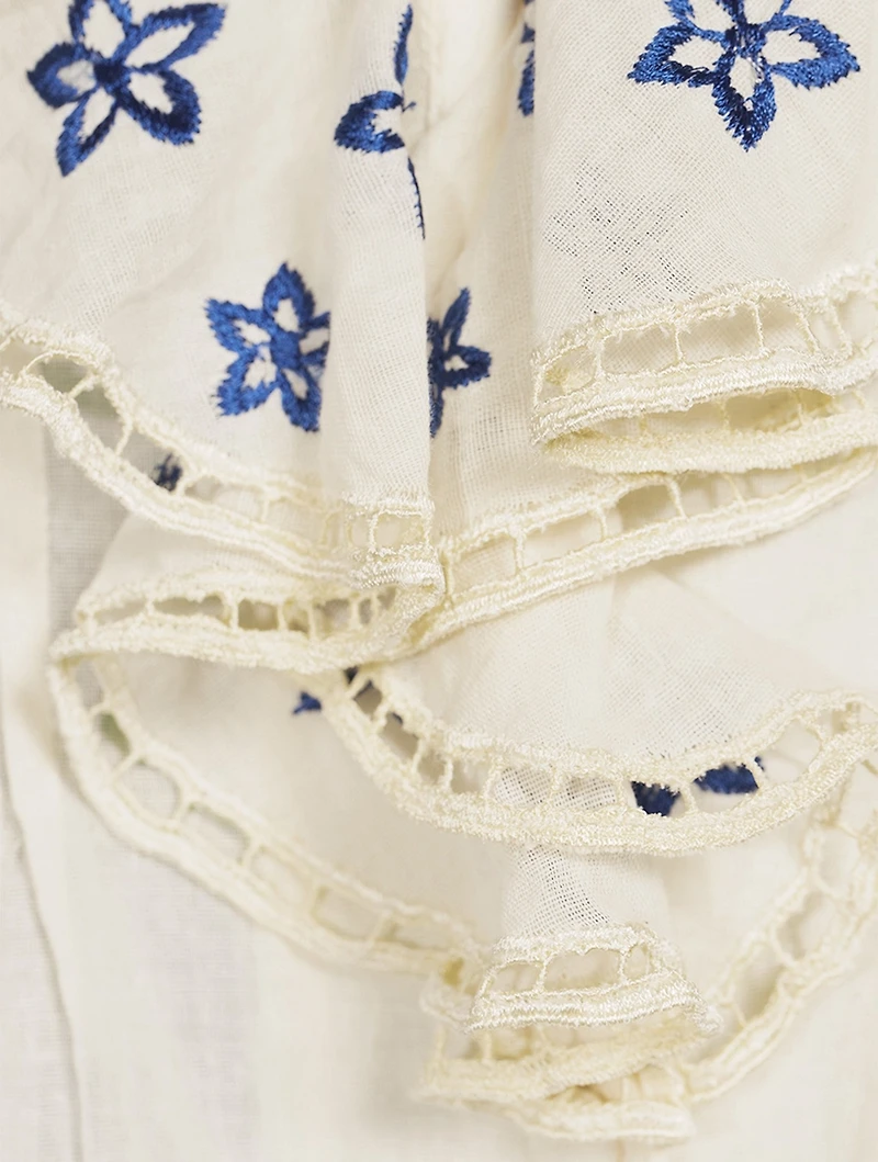 Rumi Cotton Embroidered Top