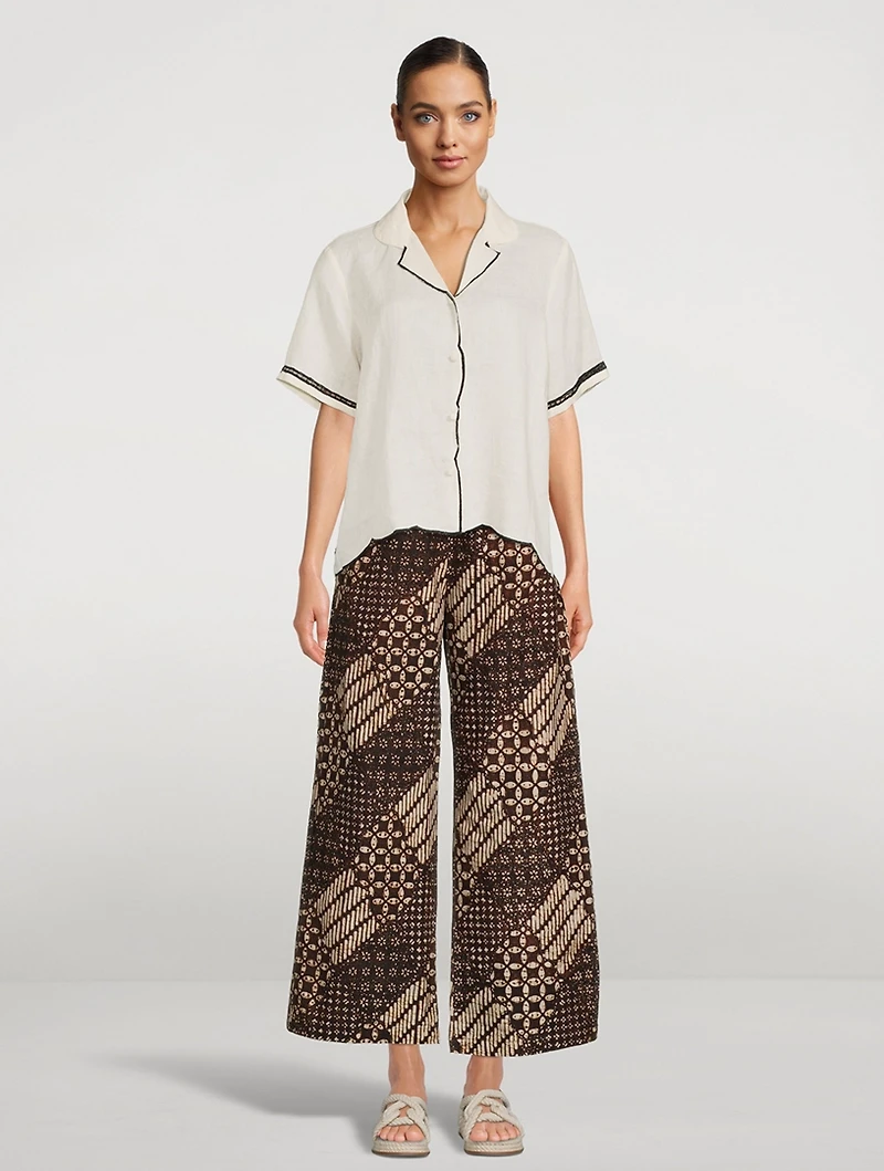 Carter Linen Short-Sleeve Shirt