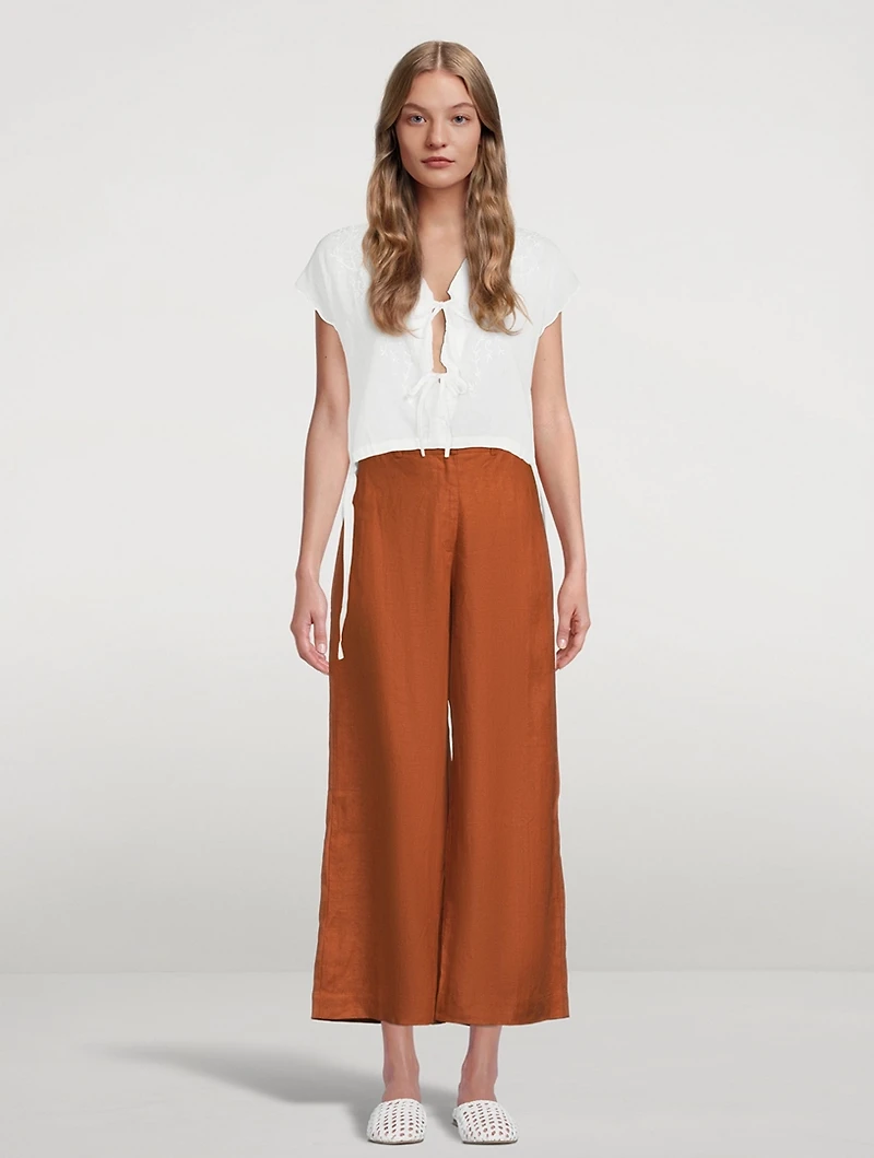 Anouk Cotton Embroidered Top