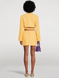 La Robe Bari Cut-Out Blazer Dress