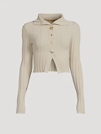 Le Cardigan Bando Ribbed Sweater