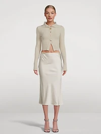 Le Cardigan Bando Ribbed Sweater