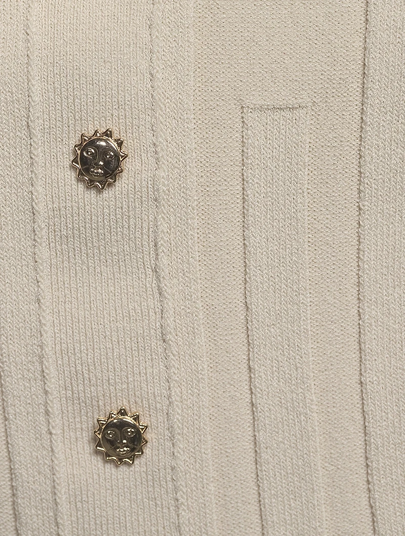 Le Cardigan Bando Ribbed Sweater