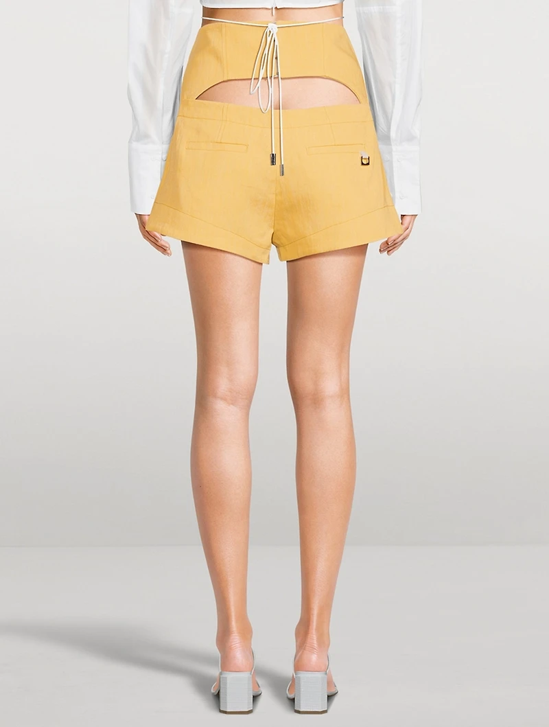 Le Short Areia Cut-Out Shorts