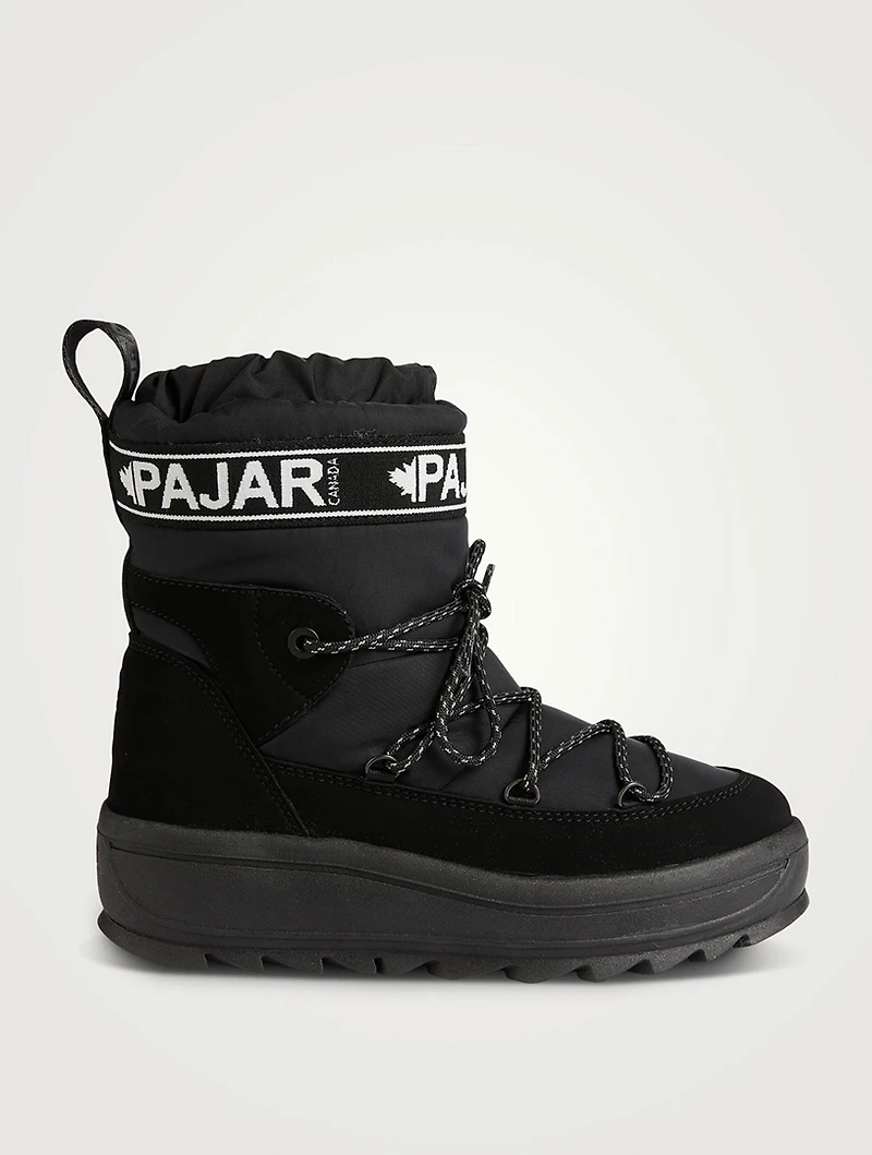 Galaxy Lace-Up Puffer Boots