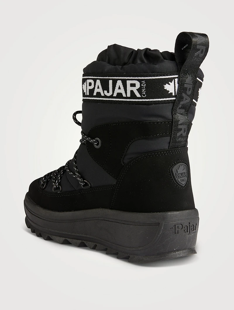 Galaxy Lace-Up Puffer Boots