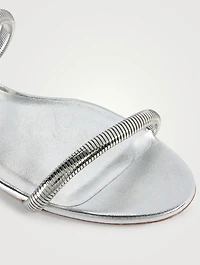 Juniper Metallic Leather And Metal Sandals