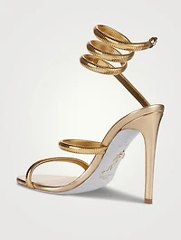 Juniper Metallic Leather And Metal Sandals