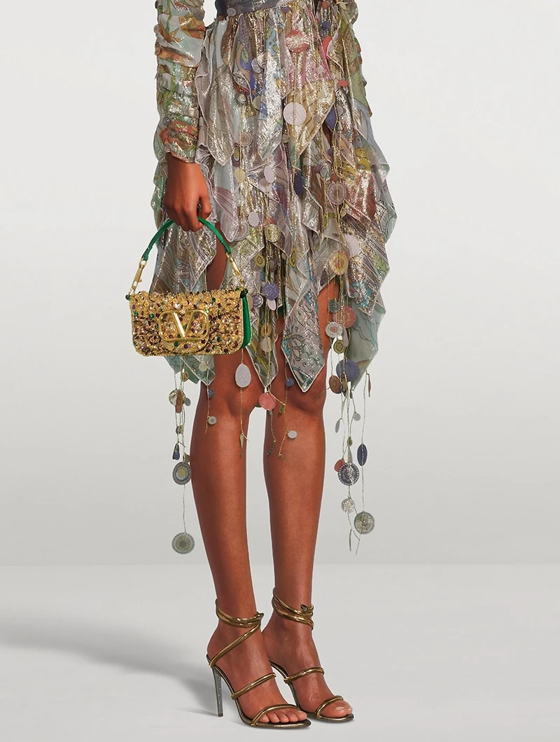 Juniper Metallic Leather And Metal Sandals