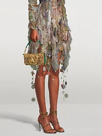 Juniper Metallic Leather And Metal Sandals