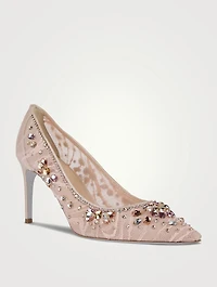 Cinderella Crystal Lace Pumps