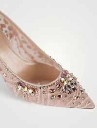 Cinderella Crystal Lace Pumps