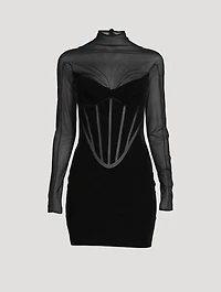 Flock Shaping Long-Sleeve Dress