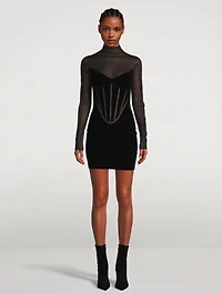 Flock Shaping Long-Sleeve Dress