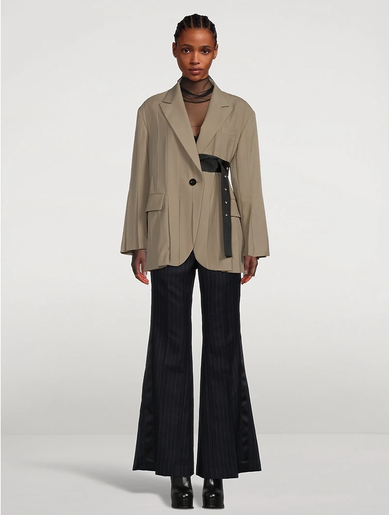 Belted Suiting Blazer