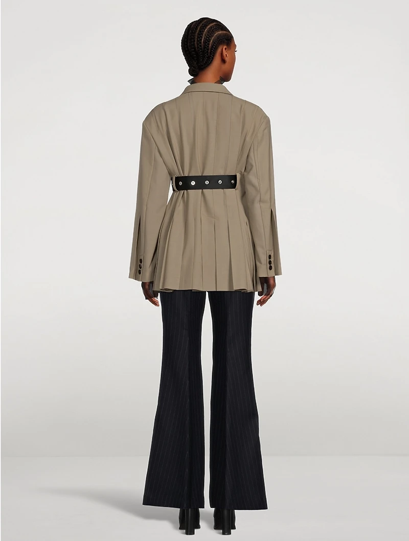 Belted Suiting Blazer